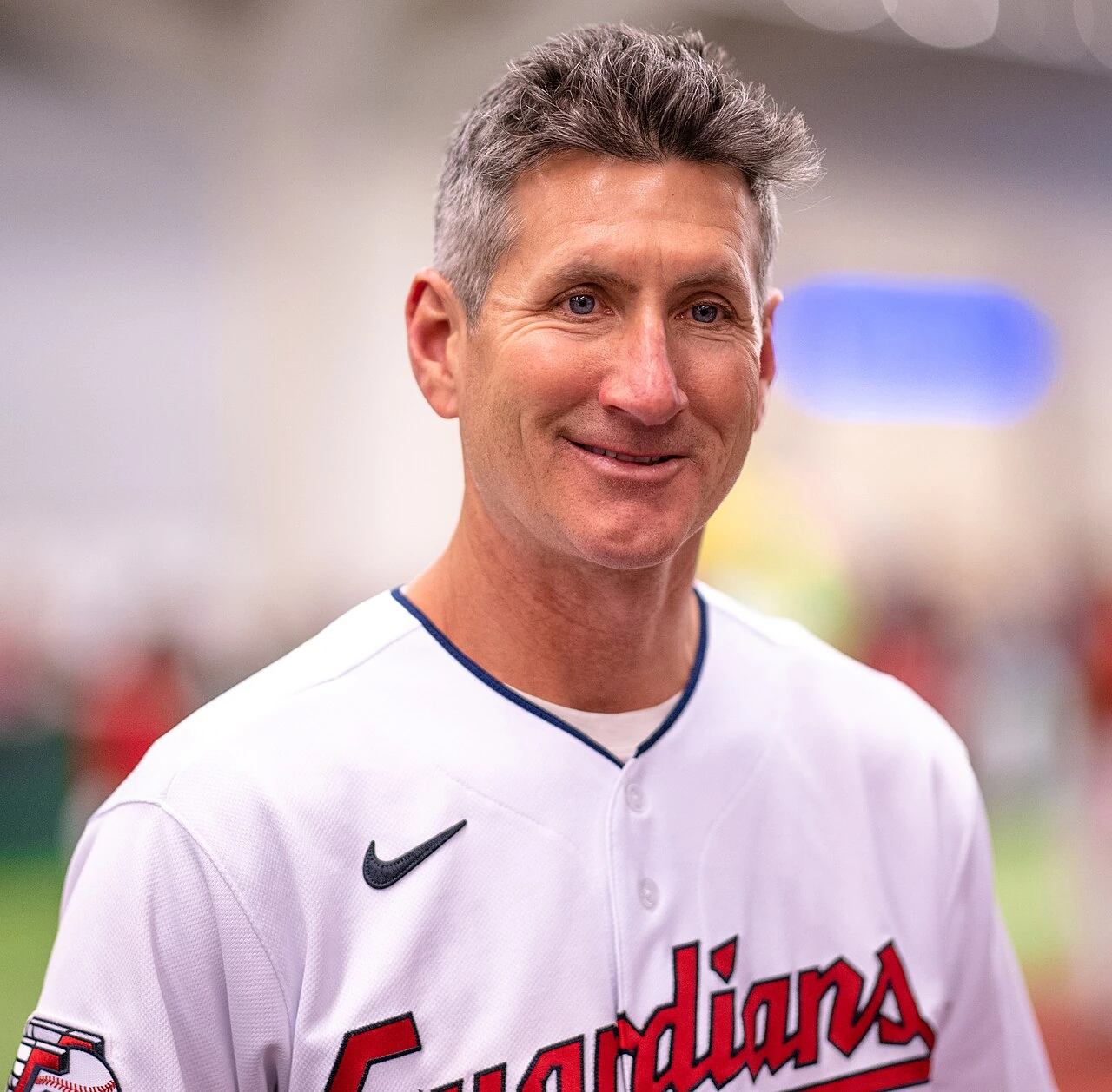Charles Harrison Nagy in a baseball jersey