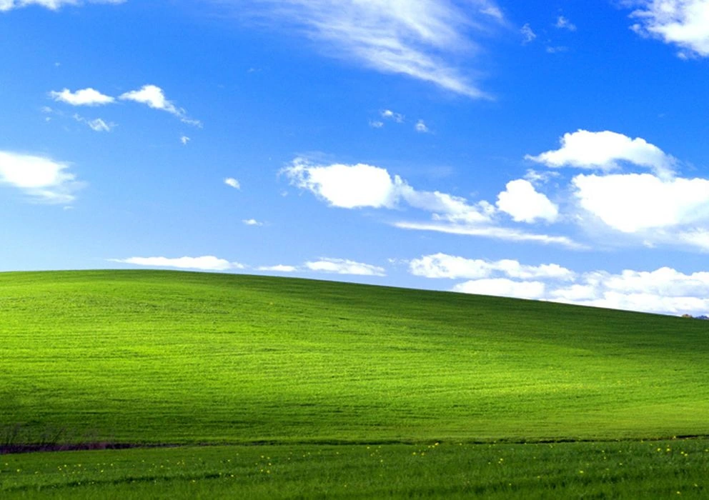 The Bliss wallpaper image associated with Charles O’Rear
