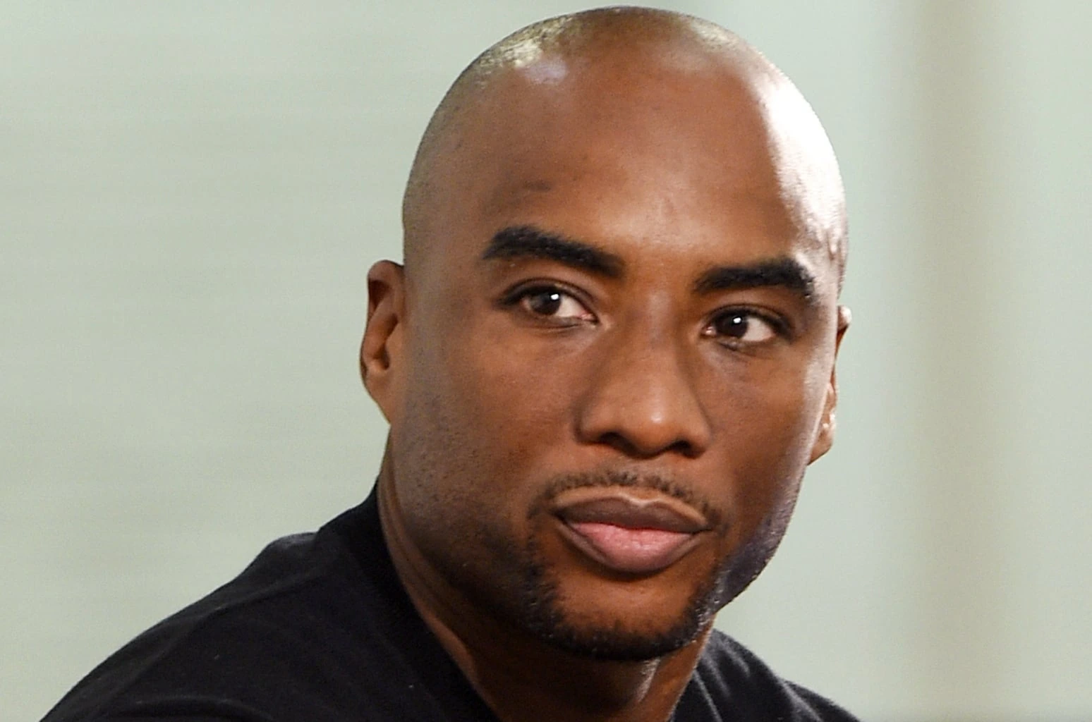 Photo of Charlamagne Tha God (real name: Lenard McKelvey) American radio personality and host of The Breakfast Club